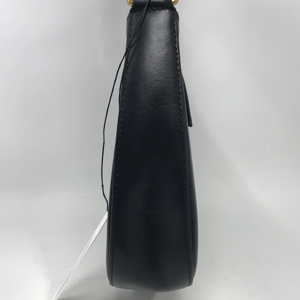 Loeffler Randall Greta Leather Shoulder Bag, Size M - Black/Gold Women's - Picture 10 of 16